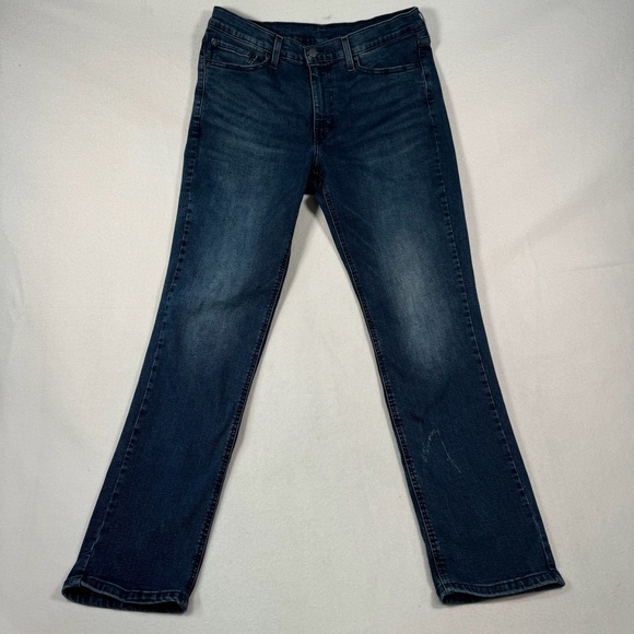 Levis Jeans Mens 33X34 Blue 541 Straight Leg High Rise Dark Wash - Picture 1 of 13